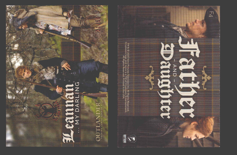 2020 Outlander Season 4 Red Foil Parallel Base Card You Pick Singles XX/50