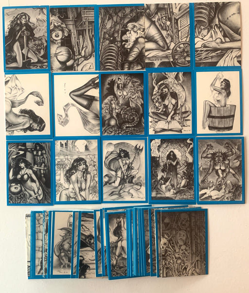 1997 Fatal Beauty Fantasy Art Base Card Set Art by Don Paresis 78 Card T.I.S. NM - TvMovieCards.com