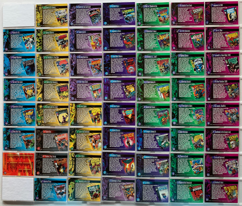 Marvel 1995 Fleer Flair Annual Base Trading Card Set 150 Thick Stock Cards   - TvMovieCards.com