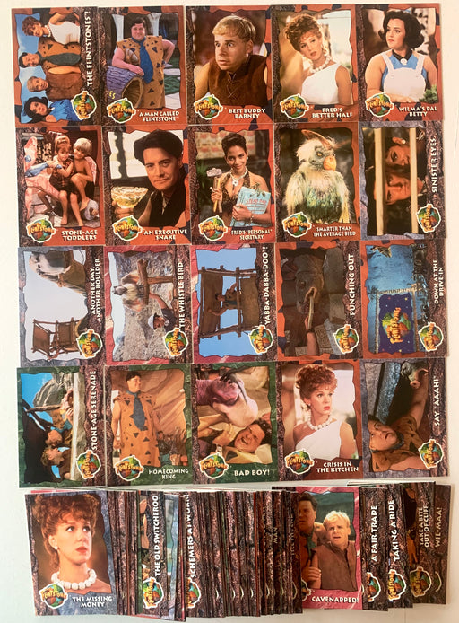 1993 Topps Flintstones The Movie 88 Card + 11 Sticker Complete Set Near Mint - TvMovieCards.com