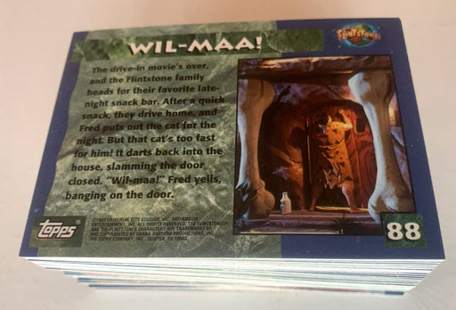 1993 Topps Flintstones The Movie 88 Card + 11 Sticker Complete Set Near Mint - TvMovieCards.com