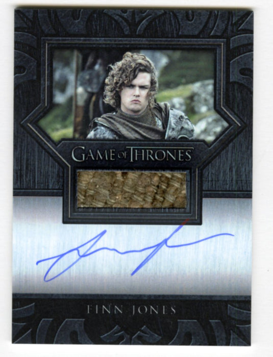 Game of Thrones The Great Houses Finn Jones as Loras Tyrell Autograph / Relic Card