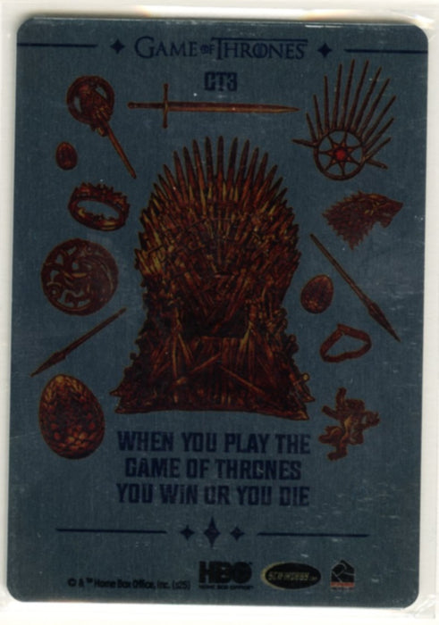 Game of Thrones The Great Houses House Art Case Card CT3 House Targaryen Topper