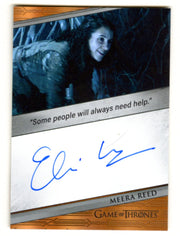 Game of Thrones The Great Houses Ellie Kendrick as Meera Reed Autograph Card Quo - TvMovieCards.com