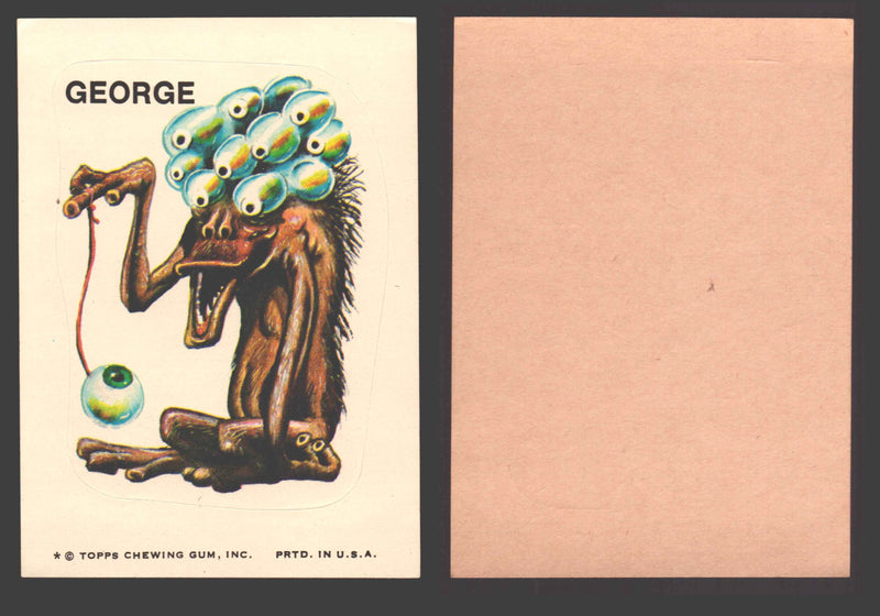 1973-74 Ugly Stickers Tan Back Trading Card You Pick Singles #1-110 Topps