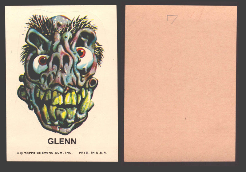 1973-74 Ugly Stickers Tan Back Trading Card You Pick Singles #1-110 Topps
