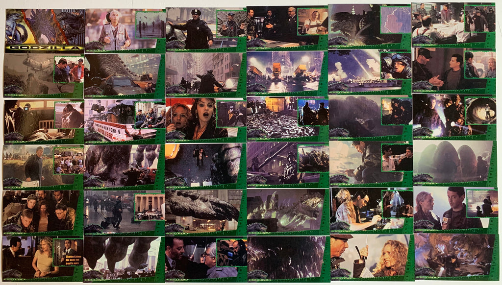 Godzilla The Movie Supervue Widevision Base Card Set 72 Cards