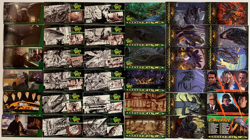 Godzilla The Movie Supervue Widevision Base Card Set 72 Cards