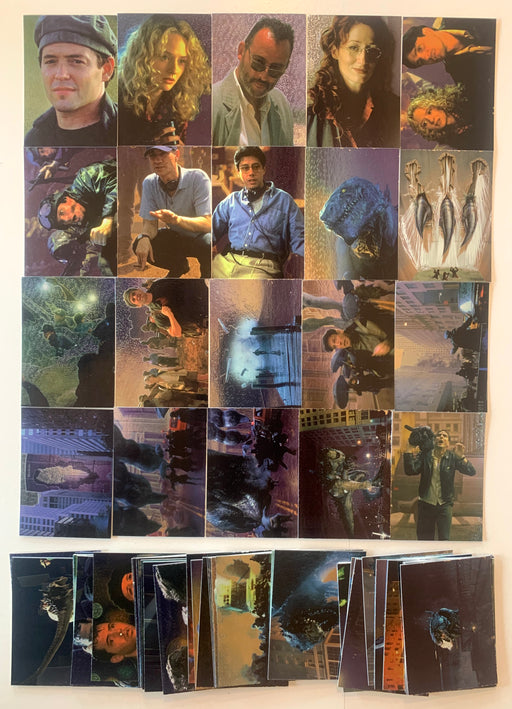 1998 JPP Amada Godzilla Movie Premium Base Card Set 60 Metal-Tex Foil Cards NM - TvMovieCards.com