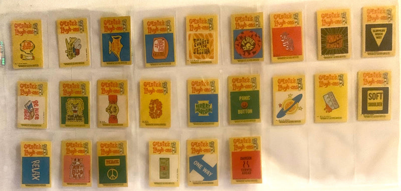 1968 Topps Laugh-In Goldie's Laugh-Ons 24 Sticker Set EX TV Comedy Show Goldie H - TvMovieCards.com