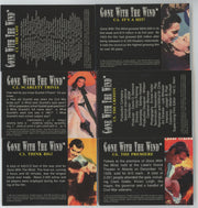 Gone With The Wind Chromium Chase Card Set 6 Cards C1 - C6 1996 Duocards - TvMovieCards.com