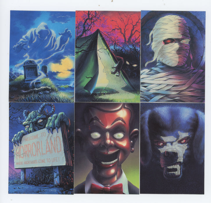 Goosebumps Chase Card Set of 6 Cards  Glow in Dark Topps 1996   - TvMovieCards.com