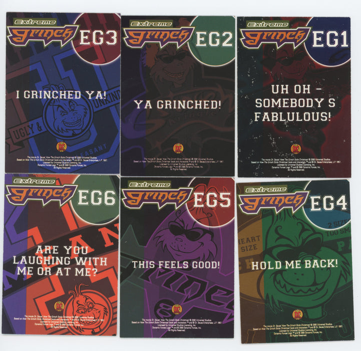 How The Grinch Stole Christmas Movie Extreme Grinch Chase Card Set - TvMovieCards.com