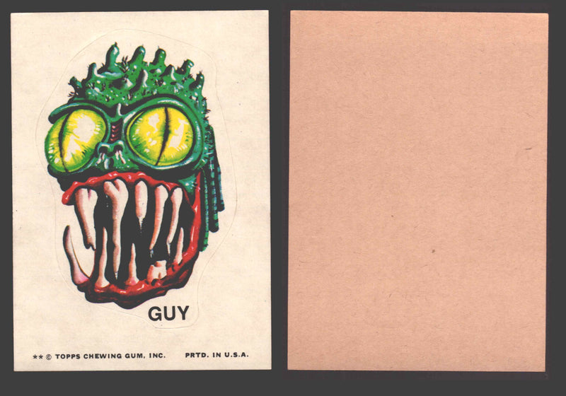 1973-74 Ugly Stickers Tan Back Trading Card You Pick Singles #1-110 Topps