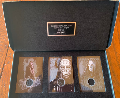 Harry Potter OOTP Order of the Deather Eater Mask Prop Card Set DEM01 - DEM03 SD   - TvMovieCards.com