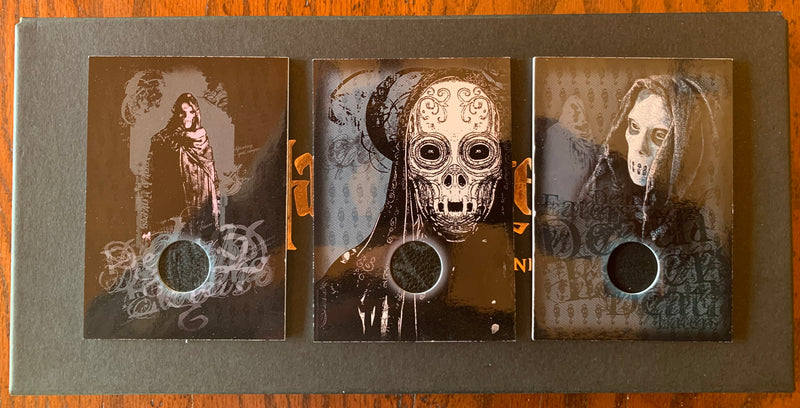 Harry Potter OOTP Order of the Deather Eater Mask Prop Card Set DEM01 - DEM03 SD   - TvMovieCards.com