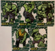 The Incredible HulkCrystal Clear Chase Card Set 5 Cards 2003 Topps   - TvMovieCards.com