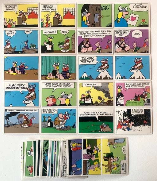 1995 Authentix Hagar the Horrible Comic Complete Base Card Set 50 Cards Near Mint - TvMovieCards.com