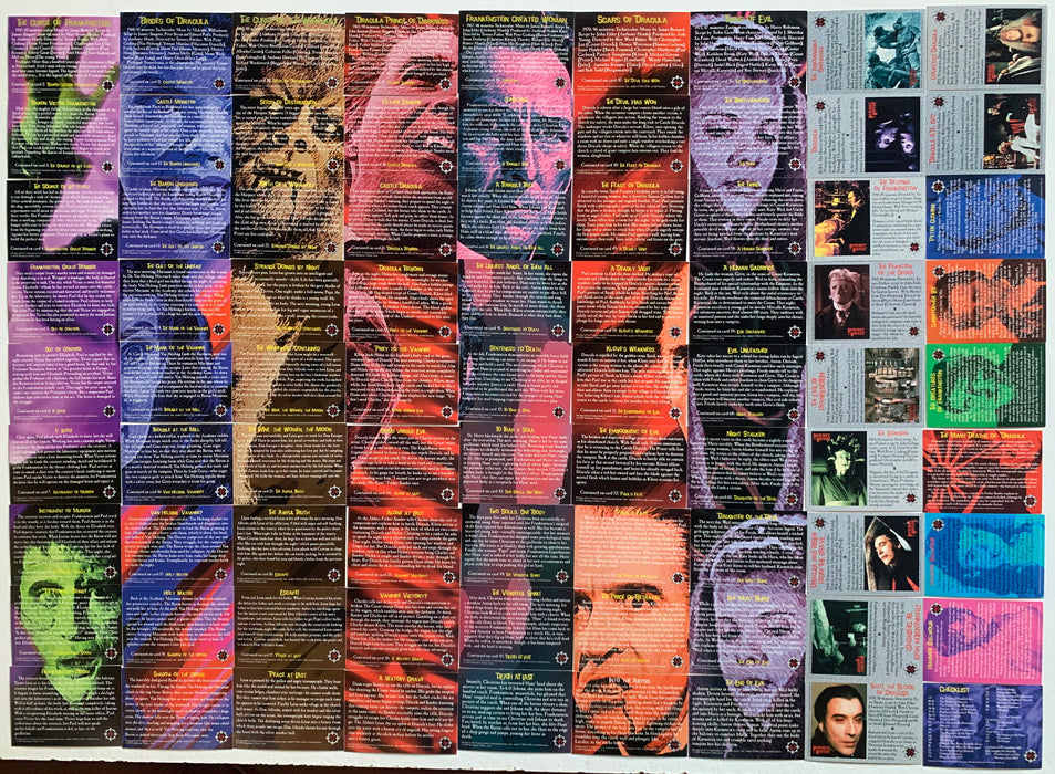 Hammer Horror Series 1 Complete Base Trading Card Set 81 Cards Cornerstone 1995   - TvMovieCards.com