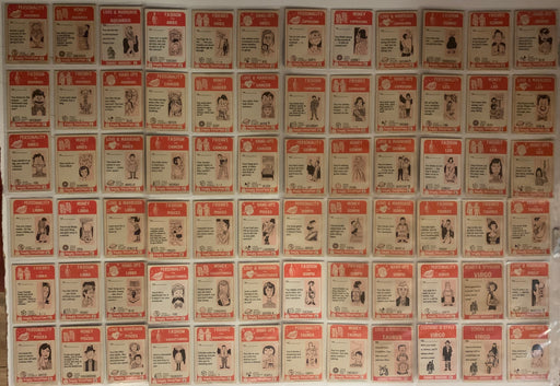 Happy Horoscopes Vintage Trading Card Set 72 Cards Philly Gum 1972 - TvMovieCards.com