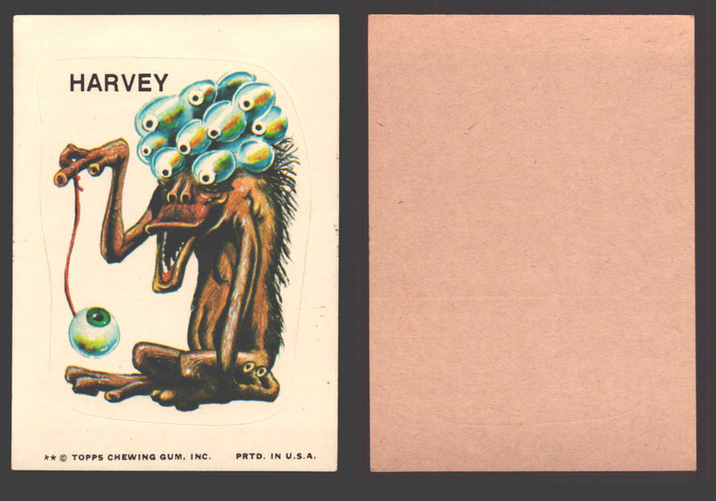 1973-74 Ugly Stickers Tan Back Trading Card You Pick Singles #1-110 Topps
