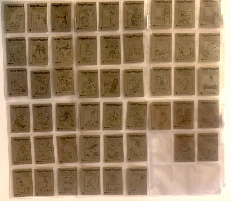 1969 Chix Happy Howlers Complete 50 Card Set - NM  Vintage UK Gum Humor Cards