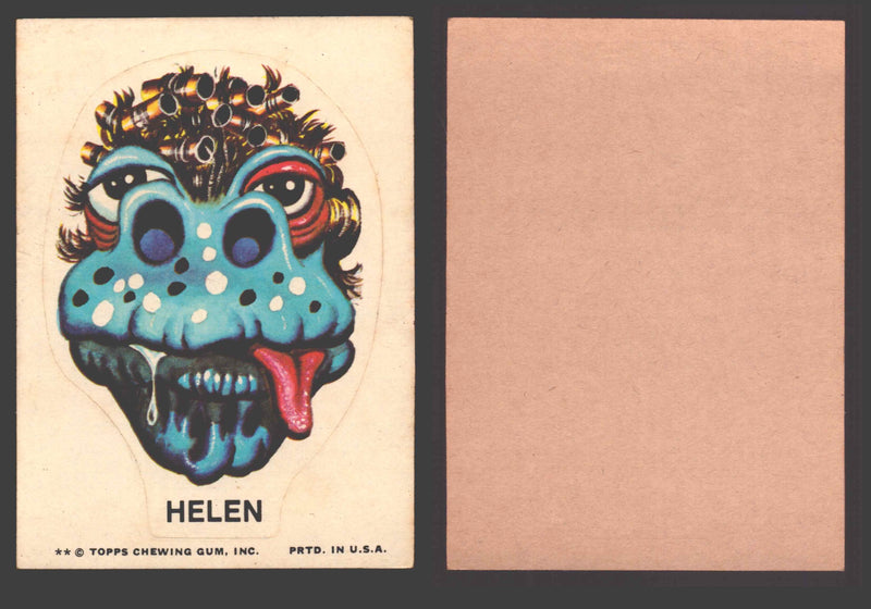 1973-74 Ugly Stickers Tan Back Trading Card You Pick Singles #1-110 Topps