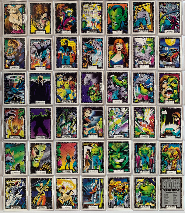 Incredible Hulk Comic Images Vintage Card Set 90 Cards 1991   - TvMovieCards.com