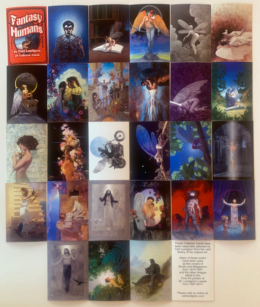 2012 Carl Lundgren Fantasy Humans 25 Card Complete Base Set Near Mint - TvMovieCards.com
