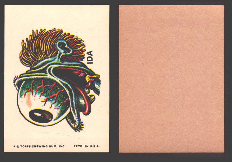 1973-74 Ugly Stickers Tan Back Trading Card You Pick Singles #1-110 Topps