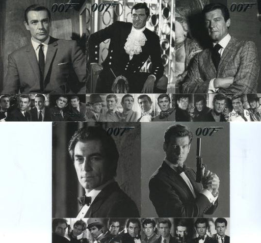James Bond The Quotable James Bond Vintage Bond Chase Card Set VB1 - VB5 #d/700   - TvMovieCards.com