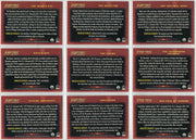 Star Trek Nemesis Movie 2002 Romulan History Insert Chase Card Set R1 - R27 - TvMovieCards.com