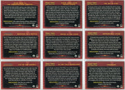 Star Trek Nemesis Movie 2002 Romulan History Insert Chase Card Set R1 - R27 - TvMovieCards.com