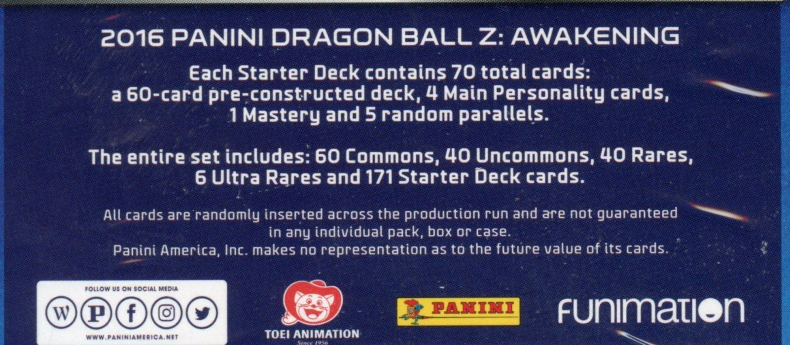 Dragon Ball Z Awakening TCG Game Starter Deck Card Box 10 Units   - TvMovieCards.com