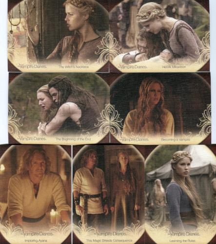 Vampire Diaries Season Three Vampires Flashback Canvas Chase Card Set 7 Cards   - TvMovieCards.com