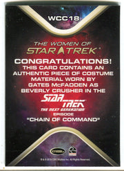 The Women of Star Trek WCC18 Gates McFadden as Beverly Crusher Costume Card 2010   - TvMovieCards.com