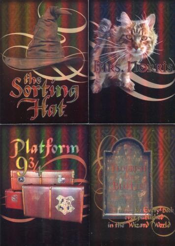 Harry Potter and the Chamber of Secrets Box Topper Chase Card Set BT1 - BT4 4 Cards   - TvMovieCards.com
