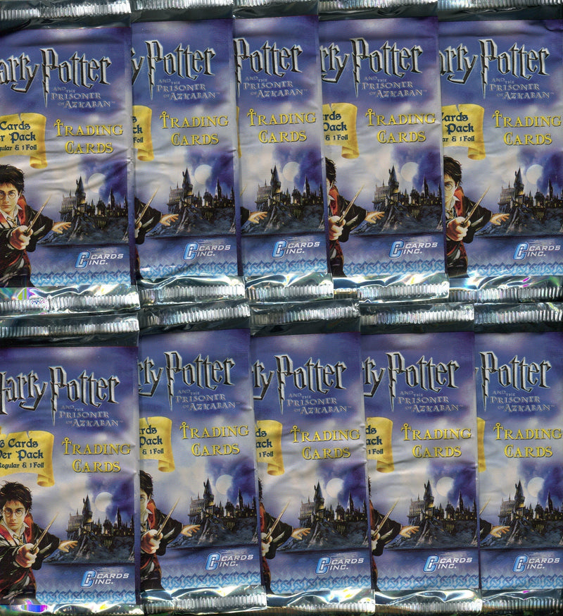 Harry Potter and the Prisoner of Azkaban Card Pack Lot 10 Sealed Packs Cards Inc - TvMovieCards.com