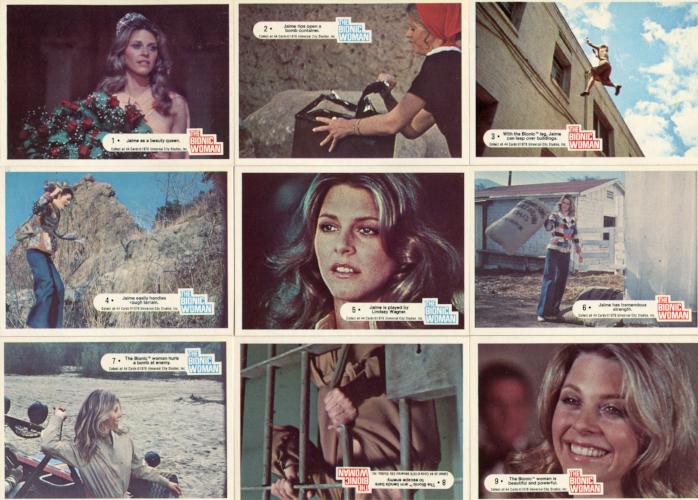 Vintage 1976 Donruss Bionic Woman Full 44-Card Set Lindsay Wagner - TvMovieCards.com