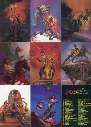 Boris Vallejo Series 1 Base Card Set 90 Cards 1991 Comic Images   - TvMovieCards.com