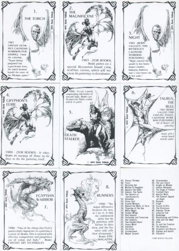 Boris Vallejo Series 1 Base Card Set 90 Cards 1991 Comic Images   - TvMovieCards.com