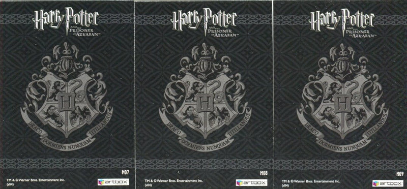 Harry Potter and the Prisoner of Azkaban Retail Foil Chase Card Set 9 Cards M01 - TvMovieCards.com