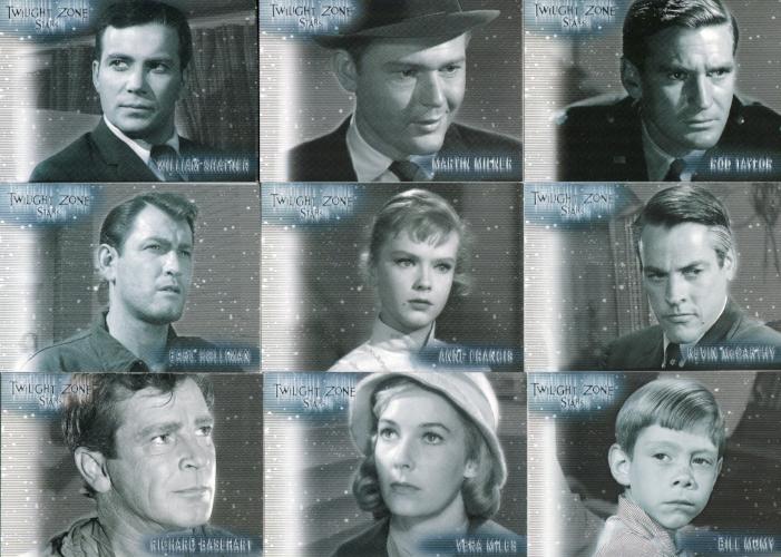Twilight Zone Premiere Edition Stars Chase 9 Card Set S1 - S9 Rittenhouse 1999 - TvMovieCards.com