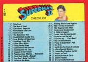 Superman II 1981 Vintage Trading Card Set 88 Cards Topps No Stickers   - TvMovieCards.com