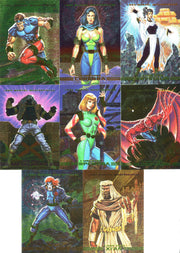 Marvel Masterpieces Series Two X-Men 2099 Dyna-Etched Chase Card Set S1 - S8   - TvMovieCards.com