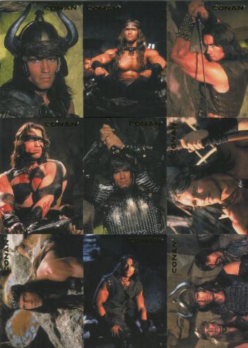 Conan the Barbarian - Arnold Schwarzenegger Preview Card Set 9 Cards #005/999   - TvMovieCards.com