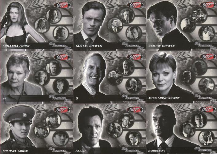 James Bond Die Another Day Expansion Card Set 18 Cards plus Costume Card AC2   - TvMovieCards.com