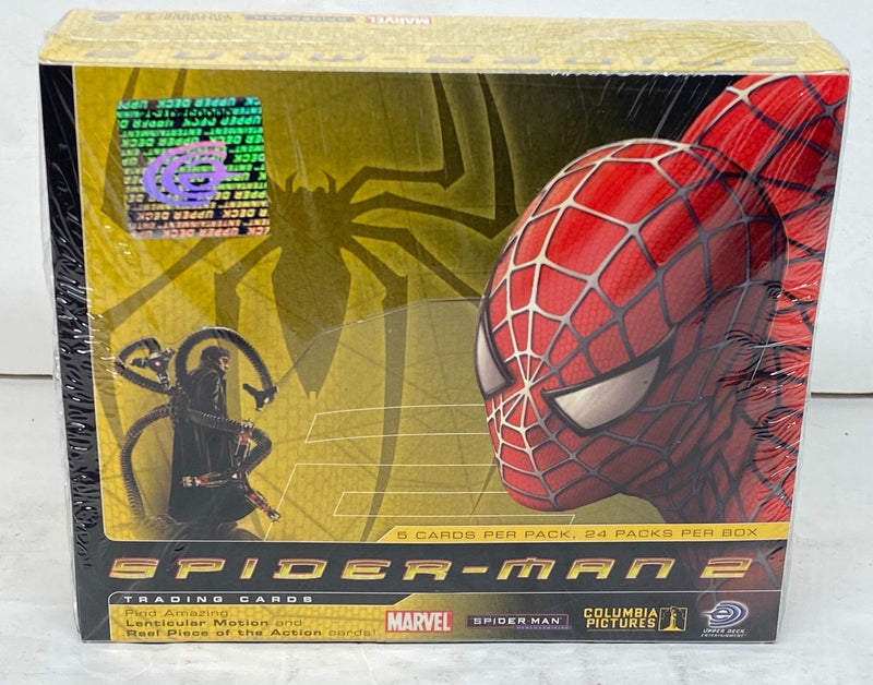 Spider-Man 2 Movie 2004 Trading Card Box Factory Sealed 24 CT Upper Deck Marvel   - TvMovieCards.com
