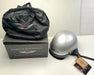 Harley Davidson 100th Anniversary 1/2 Helmet Silver/Black 97104-03 Small   - TvMovieCards.com