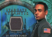 Stargate Atlantis Season One Lt. Aiden Ford Costume Card   - TvMovieCards.com